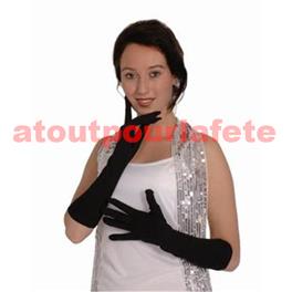 Gant long Noir 40cm (la paire) Gant long Noir 40cm (la paire)