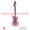 Guitare gonflable Hippie 105cm - (accessoire gonflable)