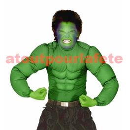 Chemise Hulk, "Muscle Vert" enfant Chemise Hulk, "Muscle Vert" enfant