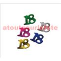 Confetti de Table Anniversaire chiffre "18" Multicolore (sachet de 10Grs)