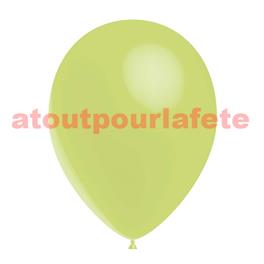 Sac de 100 ballons Lait Menthe Standard , Ø 30cm  