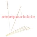 Batons porte lampion + attache métal (60cm)(la pièce)