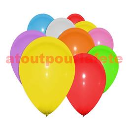 Sac de 100 ballons Standard Assortis, Ø 30cm  