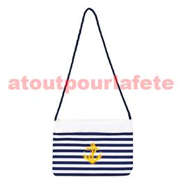 Sac à main Navy, de marin