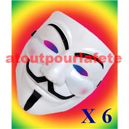 Lot a Prix Pro - 6 MasqueS V, Vendetta,Anonymous, Indigné, Indigne Toi