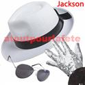 Set Mickael Jackson (chapeau + Gant)