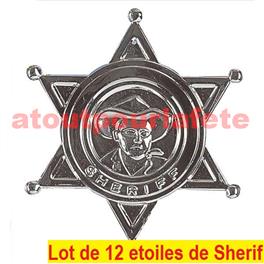 LOT A PRIX PRO: 12 Etoiles de Shérif LOT A PRIX PRO: 12 Etoiles de Shérif