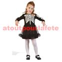 Déguisement baby squelette fille