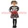 Costume baby luxe robe Day of the Dead - 80/92 cm