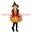 Costume baby luxe sorcière courte - 80/92 cm - 92/104cm