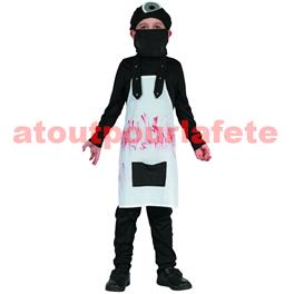 Déguisement enfant de boucher de l'horreur - S-M-L Déguisement enfant de boucher de l'horreur - S-M-L