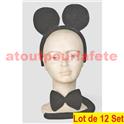 LOT A PRIX PRO: 12 Set de déguisement Mickey (Serre tête oreilles)