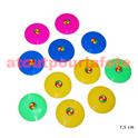 Sachet de 12 Frisbee 7,5cm (plastique)