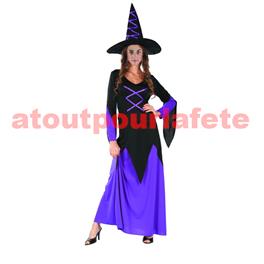 Costume ado de sorcière 140/160cm - taille unique