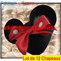 LOT A PRIX PRO: 12 Chapeaux- coiffe de Minnie mouse, Disney, BD