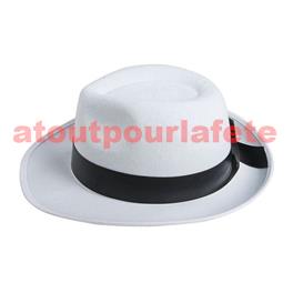 Chapeau Borsalino blanc, Gangster, Prohibition, Mafia, Jackson