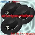 LOT A PRIX PRO: 3 Chapeaux de Justicier Enfant, 