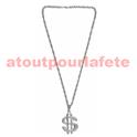 Collier Dollar Or ou argent