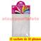 LOT A PRIX PRO: 12 sachets de 50 Plumes Blanches 10cms (palette de dinde) 