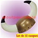 LOT A PRIX PRO:  12 Casques de Viking (casque à grandes cornes)