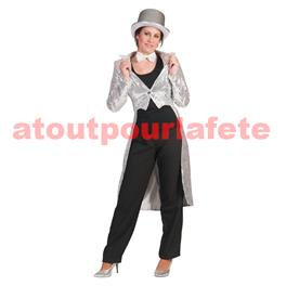 Veste Queue de Pie  Argent(F)