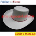 LOT A PRIX PRO: 6 Chapeaux de Lucky Luke adulte