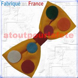 Noeud papillon de clown (fabrication française) Noeud papillon de clown (fabrication française)