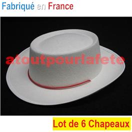 LOT A PRIX PRO: 6 Chapeaux de Lucky Luke Enfant bordé