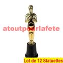 LOT DE 12 Statuette Oscar, César, Trophée, Awards,Remise de Prix,