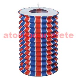 Sachet de 12 Lampions Cylindrique Tricolore