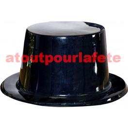 Haut de Forme Noir,"Rocambole" (plastique) Haut de Forme Noir,"Rocambole" (plastique)