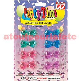 Lot de Kermesse - Set de 8 barettes a cheveux Lot de Kermesse - Set de 8 barettes a cheveux