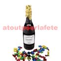 Bouteille champagne lance confettis (32cm)