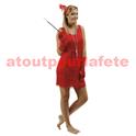Déguisement Robe Charleston rouge (TU)