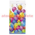 Nappe plastique 137x213cm Joyeux Anniversaire ballons