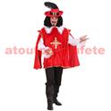 Déguisement de Mousquetaire rouge adulte