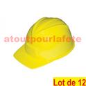 LOT A PRIX PRO: 12 Casques de Chef de Chantier adulte