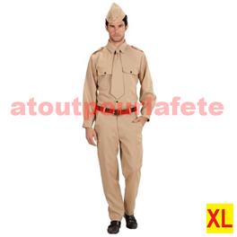 Déguisement de Soldat Américain 1940',GI, Militaire, ww2 Taille XL Déguisement de Soldat Américain 1940',GI, Militaire, ww2 Taille XL