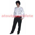 Chemise Disco Blanche à Jabot (H)