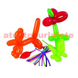 Sachet de 20 Ballons à modeler + Pompe Sachet de 20 Ballons à modeler + Pompe