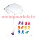 Lot de Kermesse - Sachet de 12 Parachutiste Ninja (plastique)