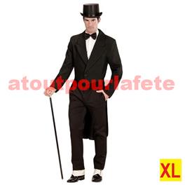 Frac, Redingote, Jaquette, Queue de pie Noire, Belle epoque, Cabaret XL