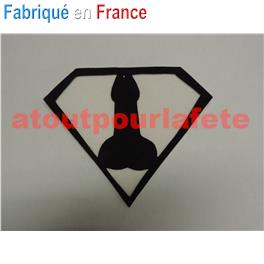 Logo, Insigne Baisman, super héros du Sexe Logo, Insigne Baisman, super héros du Sexe