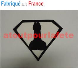 Logo, Insigne Baisman, super héros du Sexe