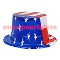 chapeau Haut de forme Usa (plastique)