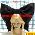 Lot de 6 Coiffe Alsacienne noire