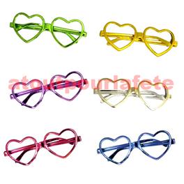 Lunettes coeur 1er prix assorties (coloris aléatoire)