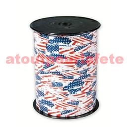 Bobine ruban bolduc "USA" 10mm X250m Bobine ruban bolduc "USA" 10mm X250m