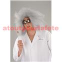 Perruque Savant fou, Doc Dr Emmett Brown, 