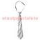 Cravate Disco argent